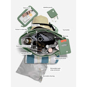 Borsa da viaggio Stackers Wave - Verde schiuma di mare