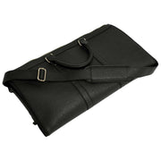 Borsa porta abiti da fine settimana Stackers - Saffiano nero