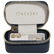 Portagioie da viaggio grande con cerniera Stackers - Blu navy