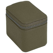 Mini scatola per orologi da viaggio con cerniera Stackers - verde oliva