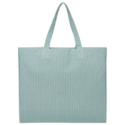 Borsa tote Superdry & Co Oxford a righe - menta piperita/righe bianche gesso