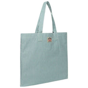 Borsa tote Superdry & Co Oxford a righe - menta piperita/righe bianche gesso