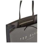 Borsa Icon Extra Large Ted Baker Crikon Crinkle - Grigio medio