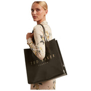 Borsa Icon grande Crinkon Crinkle di Ted Baker - Grigio medio