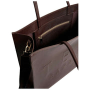 Borsa Icony Webbing grande di Ted Baker - Marrone Cioccolato