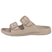 Tote SOLBOUNCE Ciabatte con doppia fibbia - Talpa Beige