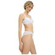 Slip Tai a gamba alta Triumph Amourette - Bianco