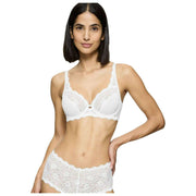 Reggiseno in pizzo con ferretto Triumph Amourette - Bianco