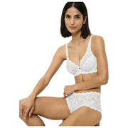Reggiseno in pizzo con ferretto Triumph Amourette - Bianco