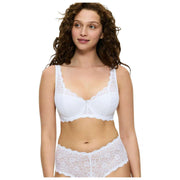 Reggiseno in pizzo imbottito con ferretto Triumph Amourette - Bianco