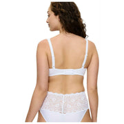 Reggiseno in pizzo imbottito con ferretto Triumph Amourette - Bianco