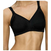 Reggiseno senza ferretto in cotone Triumph Doreen - nero