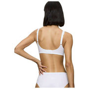 Reggiseno senza ferretto in cotone Triumph Doreen - bianco