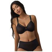Reggiseno minimizzante trasparente Triumph Signature - Nero