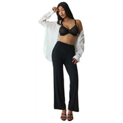 Reggiseno minimizzante trasparente Triumph Signature - Nero