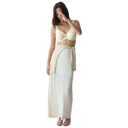Reggiseno minimizzante trasparente Triumph Signature - Bianco ecru