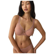 Reggiseno minimizzante trasparente Triumph Signature - Beige mandorla tostato