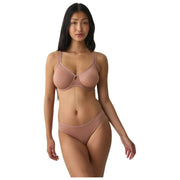 Reggiseno minimizzante trasparente Triumph Signature - Beige mandorla tostato
