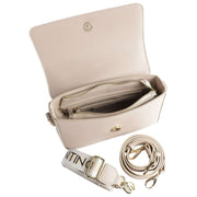 Borsa con patta Valentino Zero Re - Crema Ecru