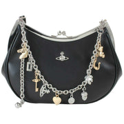 Vivienne Westwood Charm Frame Handbag - Black