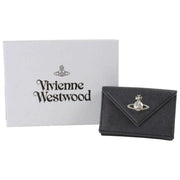 Borsa a portafoglio Vivienne Westwood Envelope Saffiano - Nera