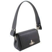 Borsa piccola Vivienne Westwood Hazel Saffiano - Nera