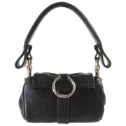 Portachiavi/portachiavi con ciondolo per borsa del tesoro in morbida pelle Hazel Vivienne Westwood - nero