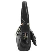 Portachiavi/portachiavi con ciondolo per borsa del tesoro in morbida pelle Hazel Vivienne Westwood - nero
