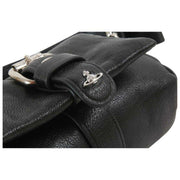 Portachiavi/portachiavi con ciondolo per borsa del tesoro in morbida pelle Hazel Vivienne Westwood - nero
