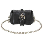 Portachiavi/portachiavi con ciondolo per borsa del tesoro in morbida pelle Hazel Vivienne Westwood - nero