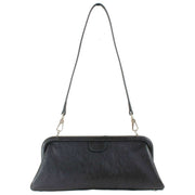 Borsa a tracolla Vivienne Westwood Jane Supple con struttura in pelle - Nera
