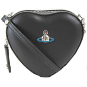 Vivienne Westwood Nappa Mini Heart Crossbody Bag - Black