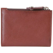 Portacarte Vivienne Westwood con patta sottile in morbida pelle - Marrone Castagna