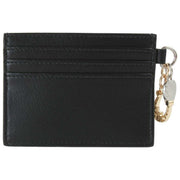 Portacarte liscio con charm Vivienne Westwood - Nero