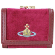 Vivienne Westwood Velvet Small Frame Purse - Purple