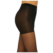 Collant superiori di controllo Wolford Individual ultra velati 10 denari - neri