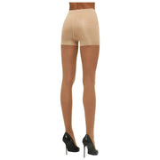 Collant di controllo Wolford Individual ultra velato 10 denari - Gobi Beige