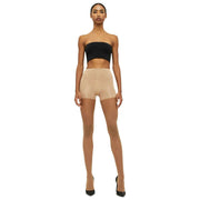 Collant di controllo Wolford Individual ultra velato 10 denari - Gobi Beige