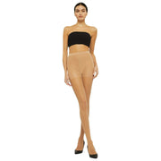 Collant con supporto per le gambe Wolford Miss W 30 denari - Gobi Beige
