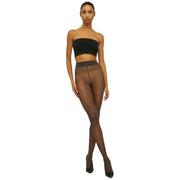 Wolford Satin Touch Sheer Shimmer 20 Denier Tights - Nearly Black