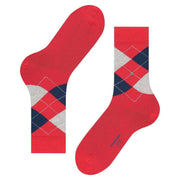 Burlington King Socks - Red Pepper