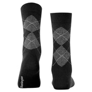 Burlington Marylebone Lurex Socks - Black