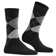 Burlington Queen Socks - Black/Aqua