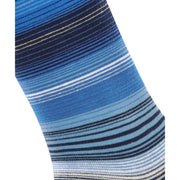 Burlington Stripe Socks - Marine Blue