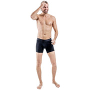 Comfyballs No Show Cotton Long Boxer - Black