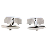 David Van Hagen Campervan Cufflinks - Blue/Silver