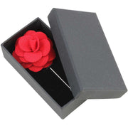 David Van Hagen Flower Lapel Pin - Red