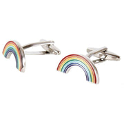 David Van Hagen Rainbow Cufflinks - Multi Colour