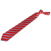 David Van Hagen Regimental Striped Tie - Red/Navy/White