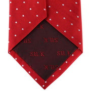 David Van Hagen Spotted Tie - Red/White